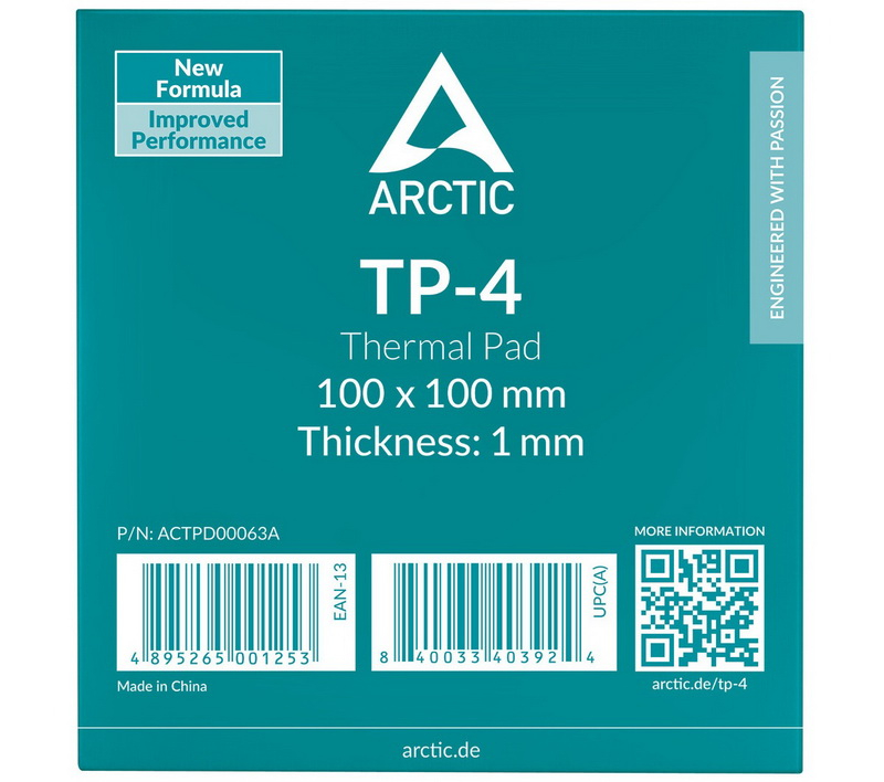 A Arctic apresentou as vedações térmicas de alto desempenho TP‑4