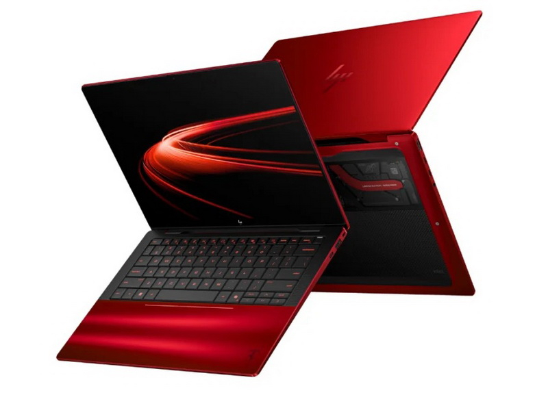 A HP, em parceria com a Ferrari, apresentou o notebook vermelho limitado Scuderia Ferrari AI PC no valor de US$5.599.