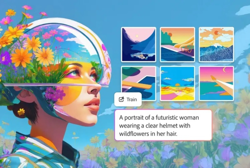 O Adobe Firefly agora permite treinar o gerador de imagens IA com suas próprias obras