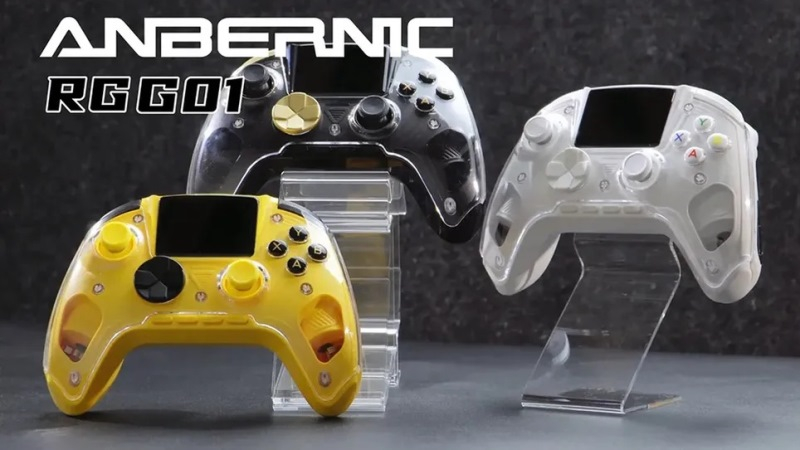 O Anbernic RG G01 estreia como um controle de jogos com sensor de batimento cardíaco integrado e tela.
