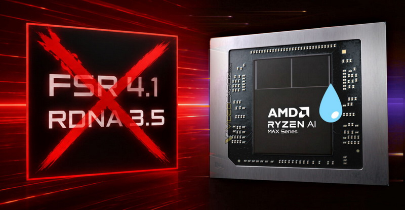 A AMD não pretende incluir suporte ao FSR 4.1 na GPU integrada RDNA 3.5