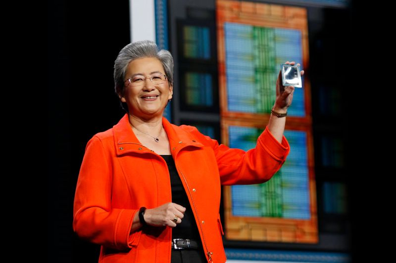 Lisa Su afirmou que servidores e inteligência artificial farão a AMD crescer sua receita em dezenas de bilhões de dólares.