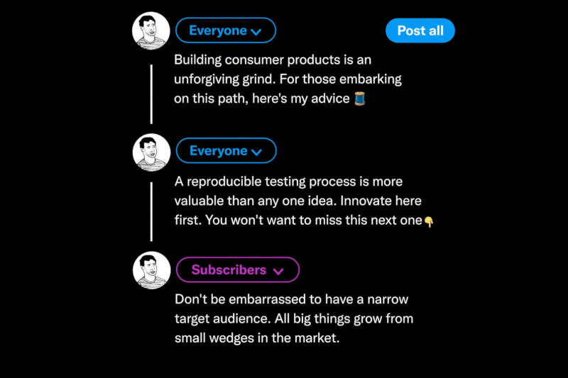 O X oferecerá uma função de ocultação de pontos-chave em cadeias de tweets para atrair assinantes pagos