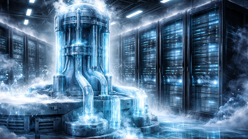 Cientistas chineses criaram uma “congelamento de choque” — um método para resfriar servidores de IA em 20 segundos sem usar refrigerante.