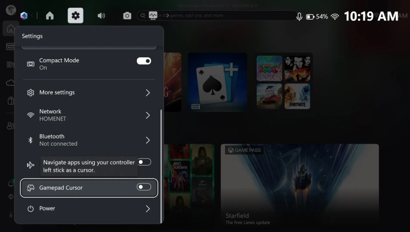 O Microsoft apresentou o Gamepad Cursor — um cursor virtual para consoles portáteis com Windows