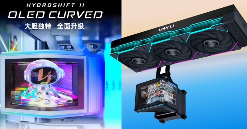 A Lian Li apresentou o HydroShift II OLED Curved 360 – um novo AIO com tela curva de 6,67 polegadas.