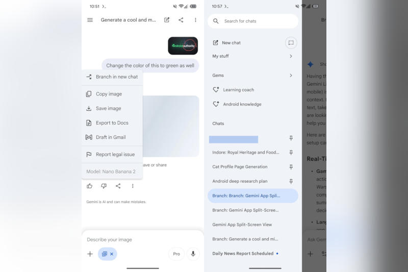 O Google Gemini lançará a separação de diálogos — como no ChatGPT