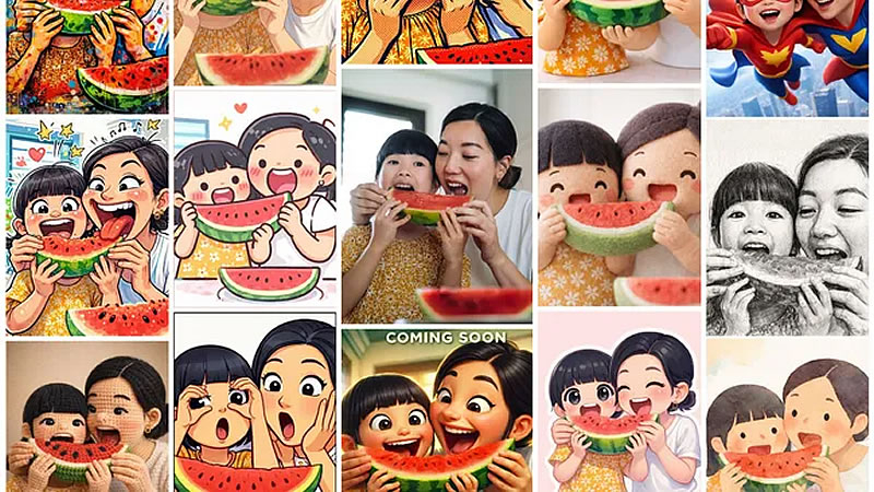 A Microsoft apresentou um serviço de reestilização de fotos com IA que não é um Copilot.