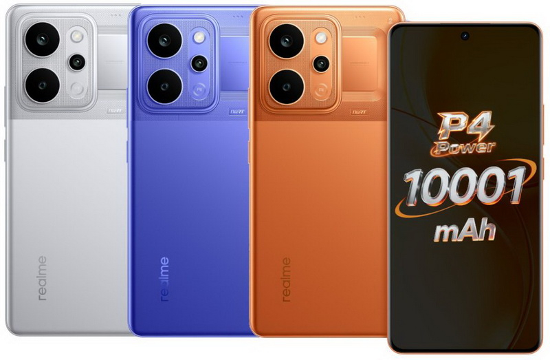 **Realme P4 Power:** o primeiro smartphone do mundo com bateria de **10 001 mAh**, disponível por **US$ 260**.