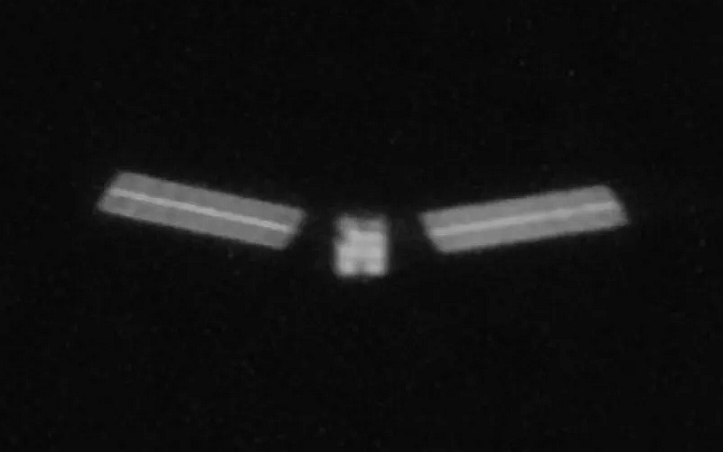 O satélite Starlink caiu no espaço, mas seu “retrato” antes do impacto permaneceu intacto