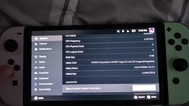 A Nintendo Switch agora suporta o Steam