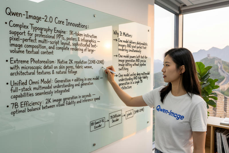 A Alibaba apresentou o concorrente Nano Banana — um poderoso gerador de imagens Qwen‑Image‑2.0 baseado em inteligência artificial