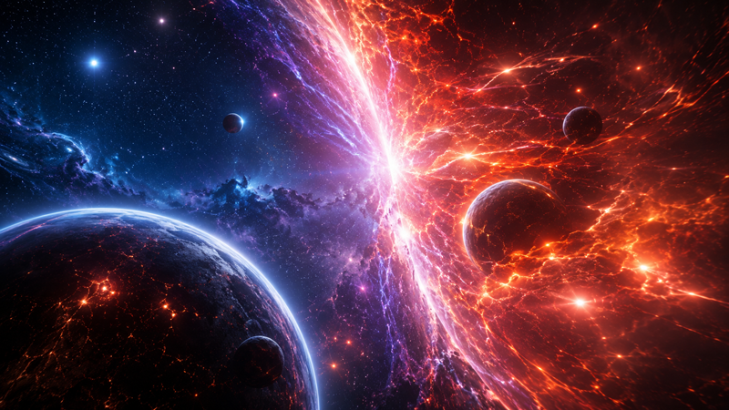Cientistas chineses demonstraram pela primeira vez o processo de destruição do universo no modelo de "vacuum falso".