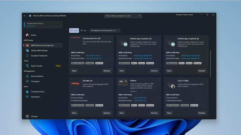 O Windows 11 agora suporta totalmente o MIDI 2.0