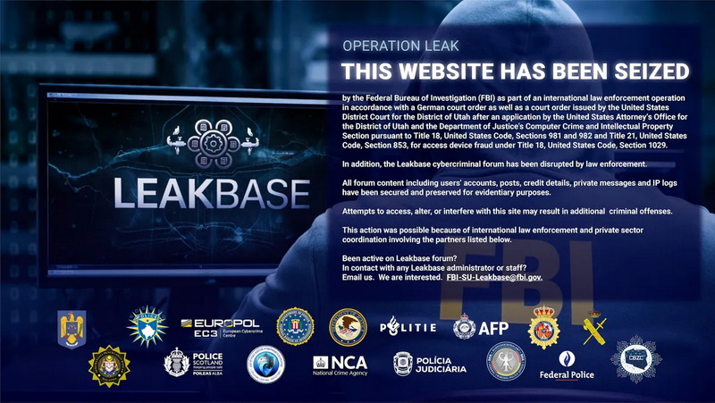 Os EUA e o Europol revelaram o LeakBase, um dos maiores fóruns de hackers do mundo com 142 000 participantes