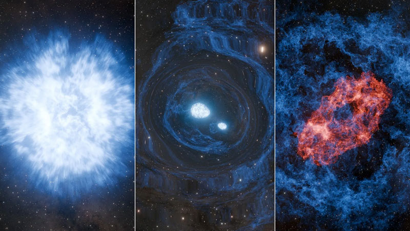 Astrônomos registraram pela primeira vez uma explosão de supernova misteriosa que exigiu o desenvolvimento de uma nova teoria.