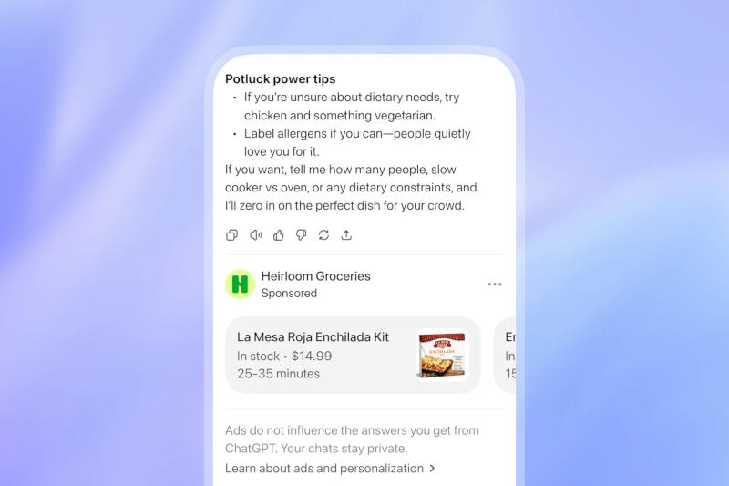 O ChatGPT agora exibe anúncios, mas nem todos os usuários perceberão imediatamente.