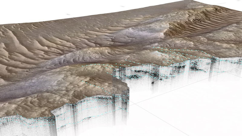 O rover Perseverance descobriu uma antiga delgada fluvial sob a superfície marciana