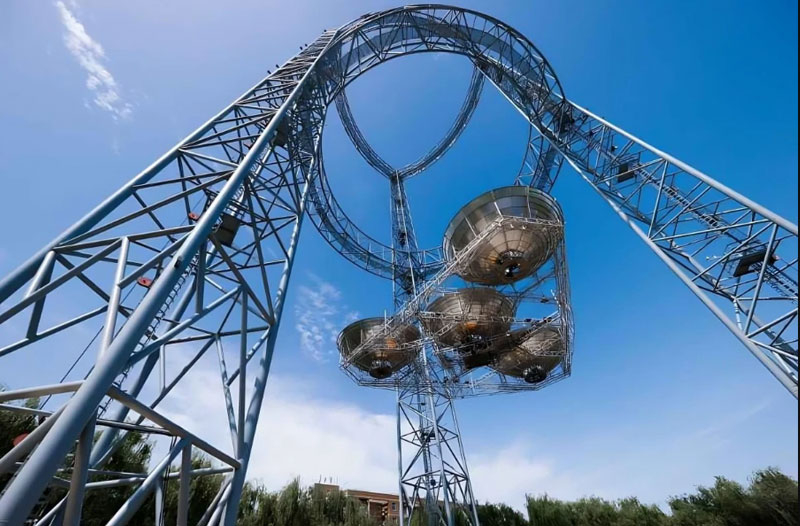 Cientistas chineses irradiaram pela primeira vez com feixe de micro-ondas vários alvos aéreos de verão em movimento no ar.