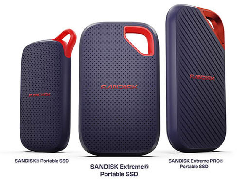 A SanDisk lançou SSDs portáteis com taxa de transferência de até 4000 MB/s e capacidade de até 8 TB