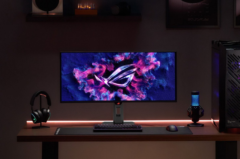 A Asus apresentou o novo monitor portátil sensível ao toque ROG Strix XG129C (12,3”) e o monitor OLED para jogos ROG Strix XG34WCDMS (34”).