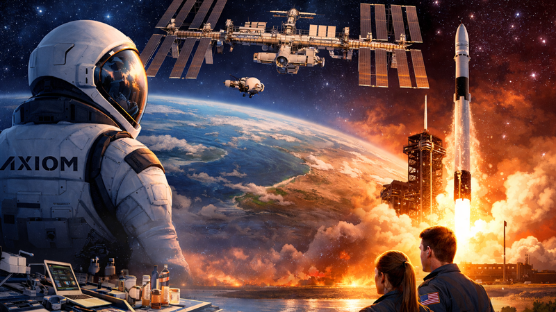 Axiom e a NASA firmaram um acordo: uma nova equipe de turistas espaciais irá ao ISS em janeiro de 2027.