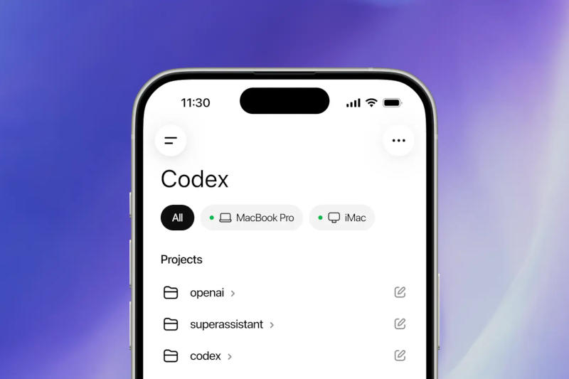 Agora é possível “codificar” na estrada: na versão móvel do ChatGPT apareceu o Codex