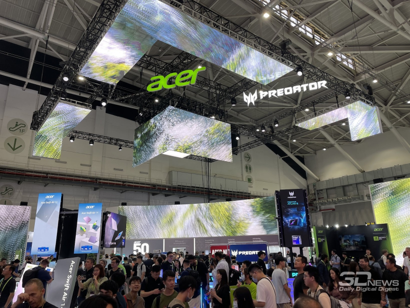 Relatório da exposição Acer no Computex 2026: cinco décadas de inovação, óculos inteligentes, consoles de jogos e gadgets do futuro