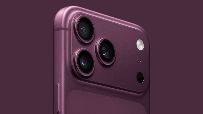 A vazamento revelou as cores do novo iPhone 18 Pro: o vermelho escuro “Dark Cherry” substituirá o “Cosmic Orange”.