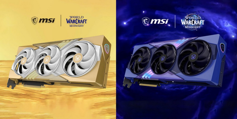 A MSI lançou novas placas GeForce RTX 5070 nas versões Light Edition e Void Edition, inspiradas em World of Warcraft: Midnight