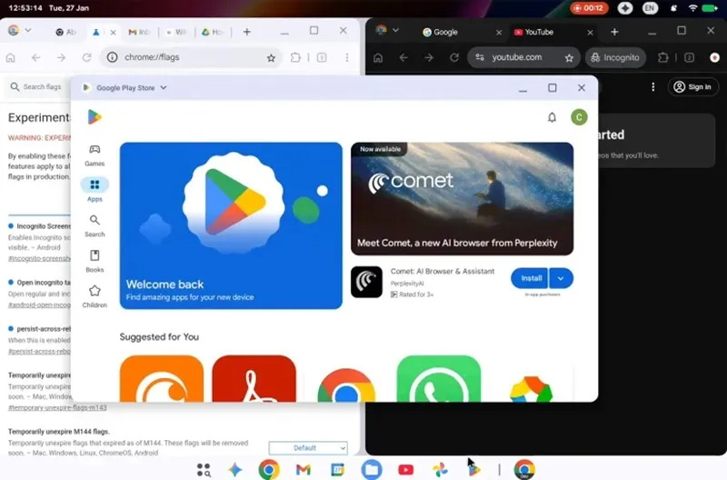 O Google anunciou a fusão do Android e do Chrome OS em uma única plataforma chamada Aluminium OS, prevista para 2026.