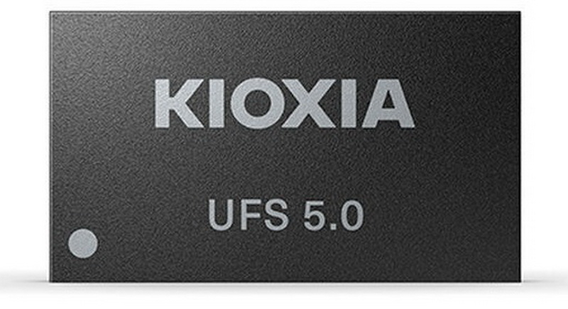 A Kioxia começou a entregar chips de memória flash UFS 5.0 de teste para novos telefones flagships.