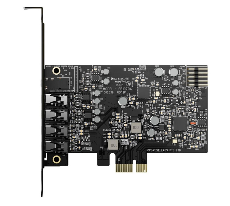 A Creative apresentou o cartão de som Sound Blaster Audigy FX Pro: 32-bit/384 kHz, áudio 7.1 canais para PC