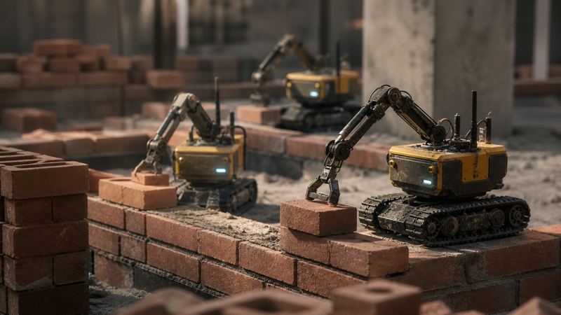 Robôs “formigas” dominaram a construção e destruição sem usar inteligência artificial avançada